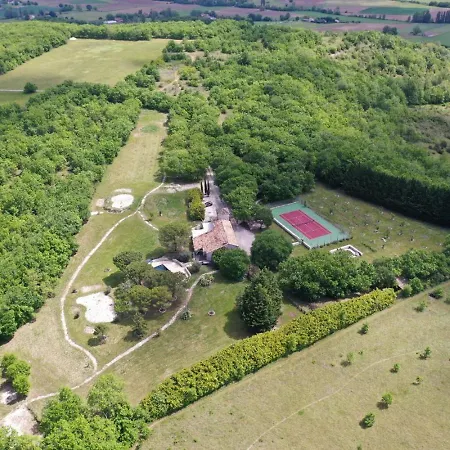 Le Presbytere De Dalmayrac - Piscine, Parc Et Court De Tennis Prázdninový dům